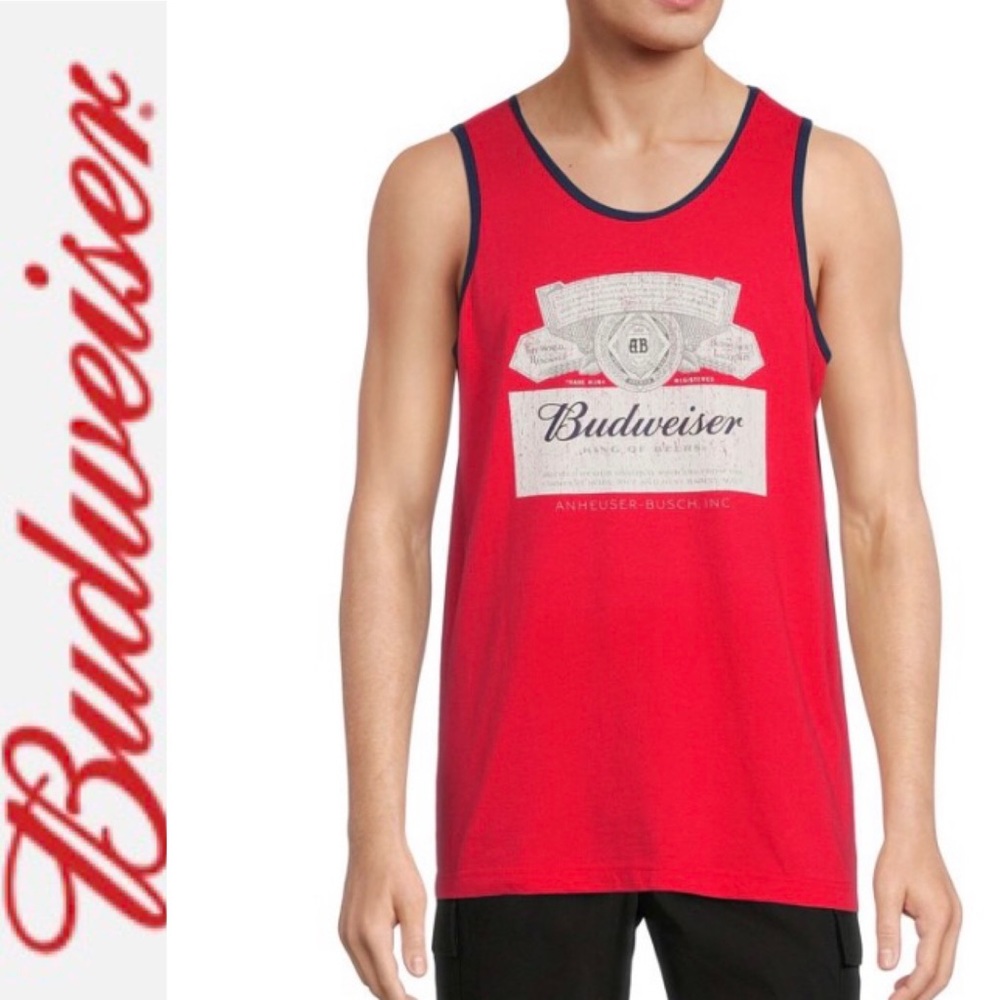 🇺🇸🍻Men’s Tank Top Budweiser King of Beers - Picture 2 of 5